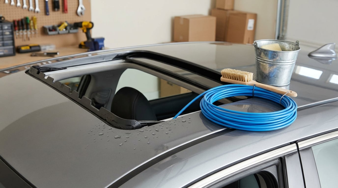 bmw sunroof drain cleaning guide