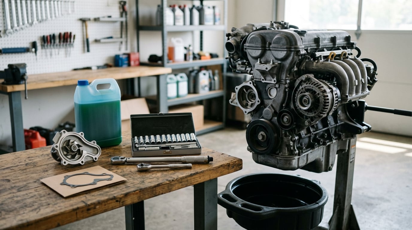 bmw water pump replacement guide
