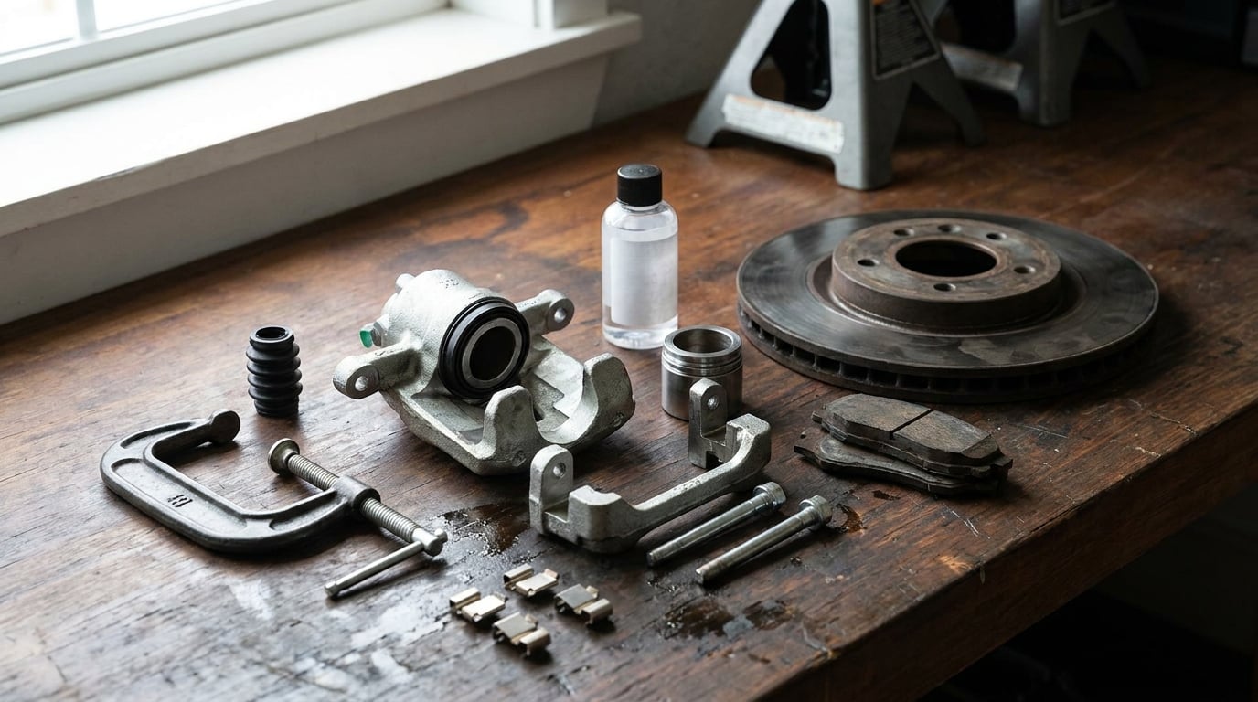 brake caliper sticking symptoms and fixes