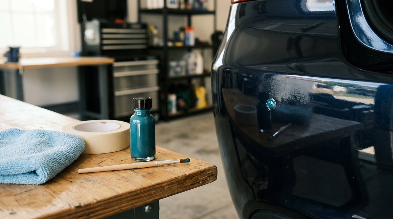 how to touch up paint chips on a car