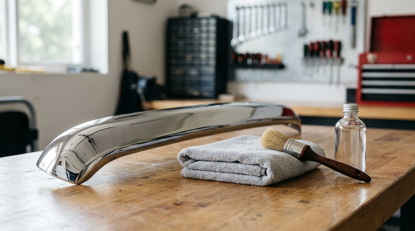 how to protect chrome trim in winter
