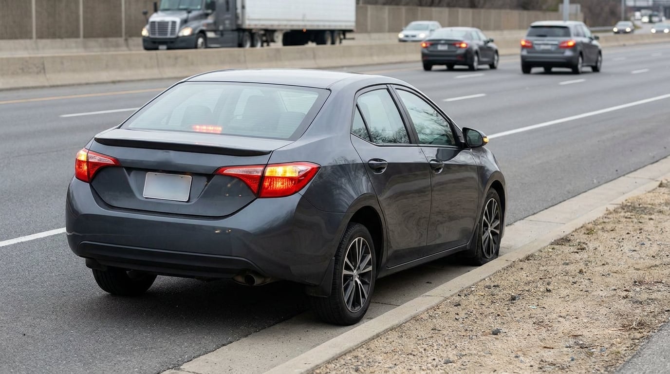 how to handle a tire blowout at speed