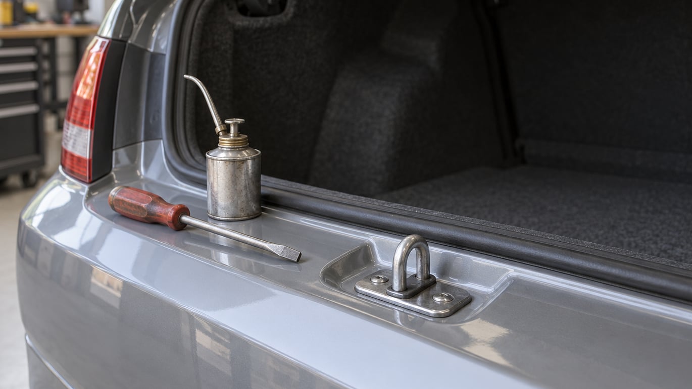 how to fix a trunk that won't latch