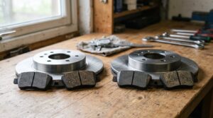 ceramic vs semi metallic brake pads