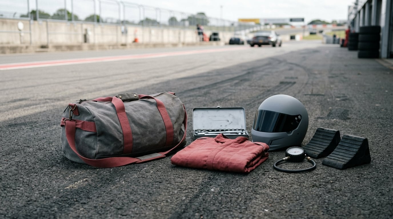 what to bring to your first track day