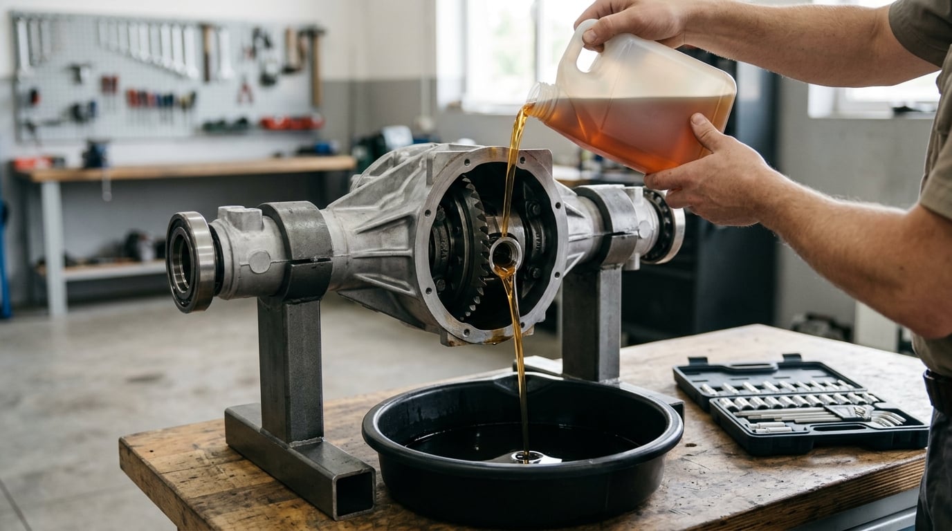 bmw differential fluid change guide