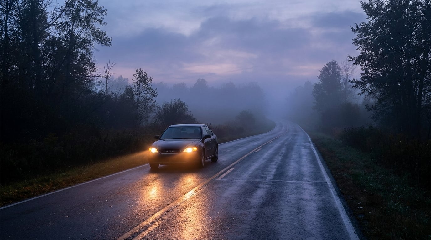 how to drive in fog safely