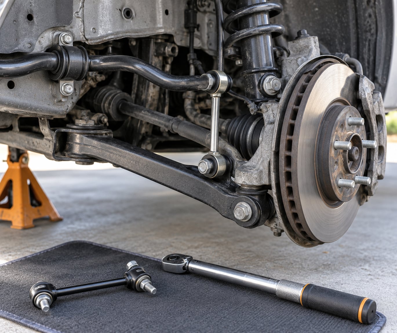how to replace sway bar links