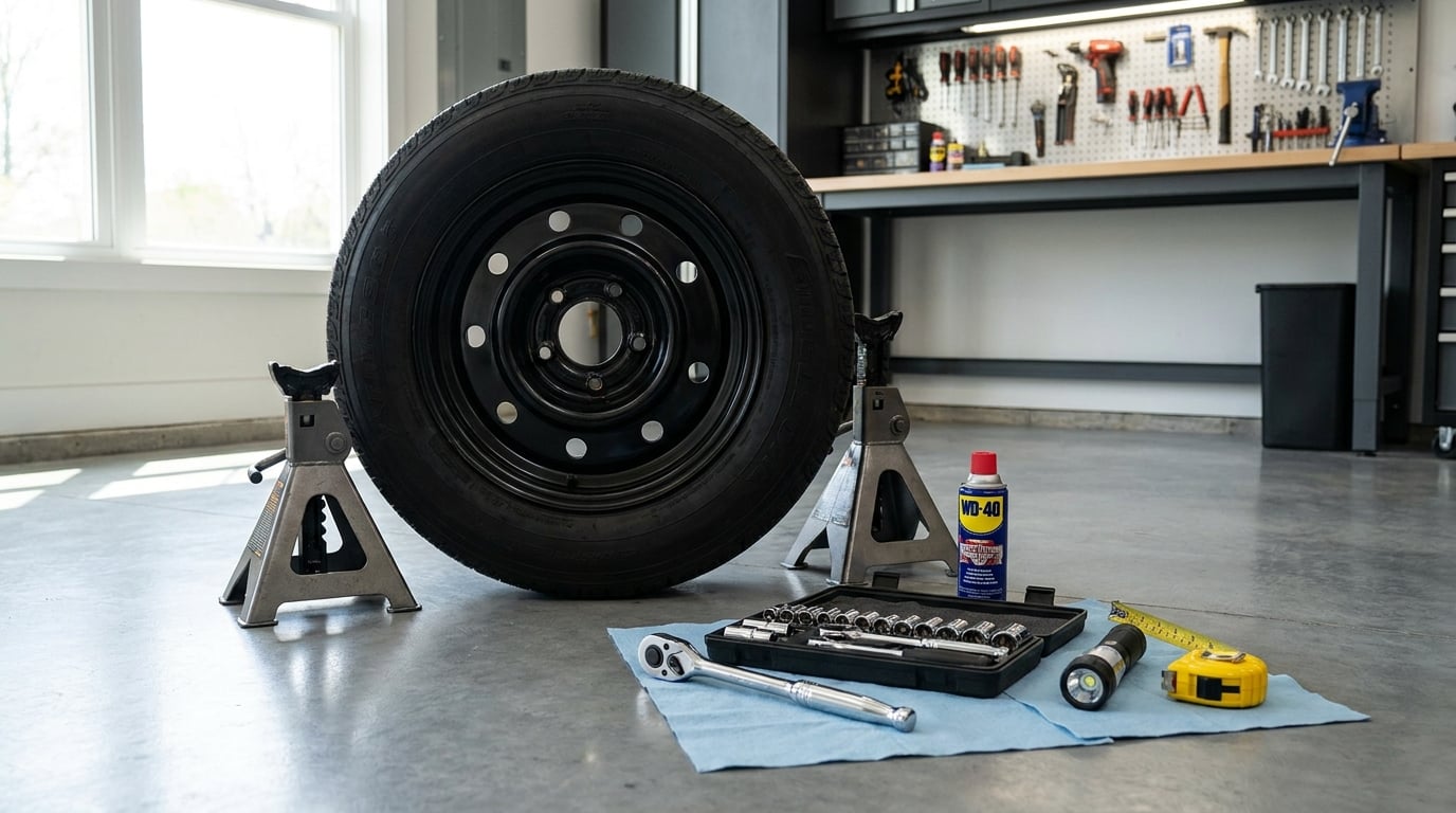 parking brake adjustment step by step