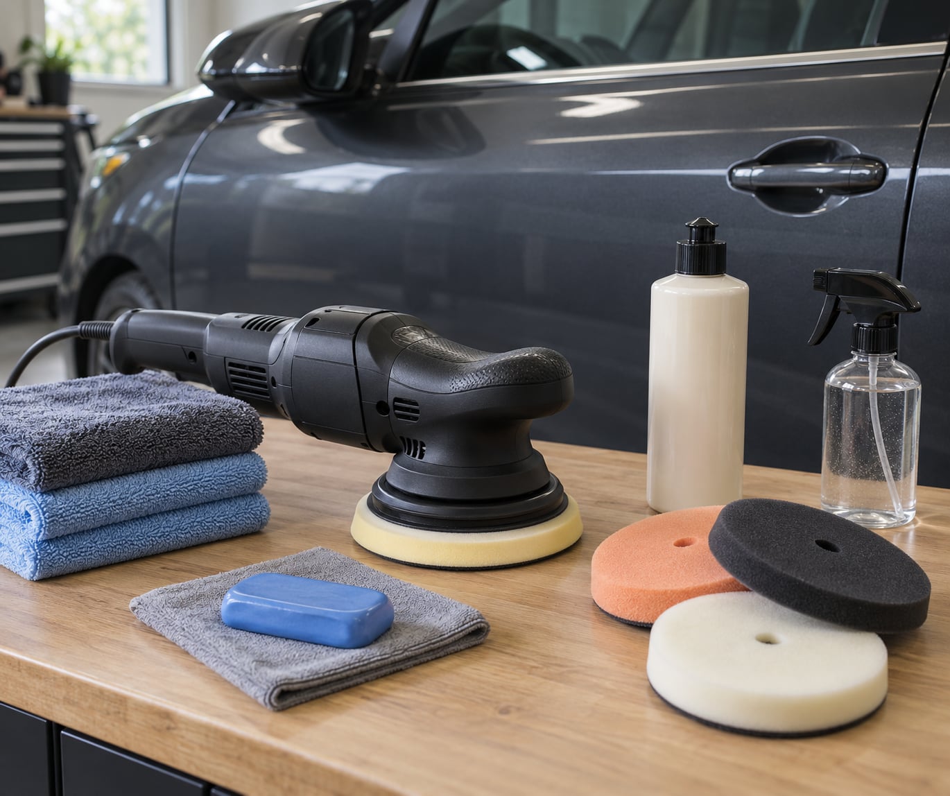 how to use a dual action polisher