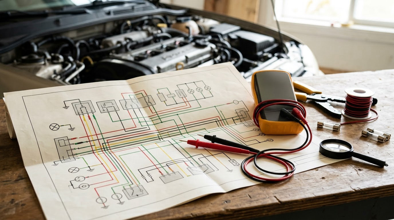 how to read a wiring diagram for car repair