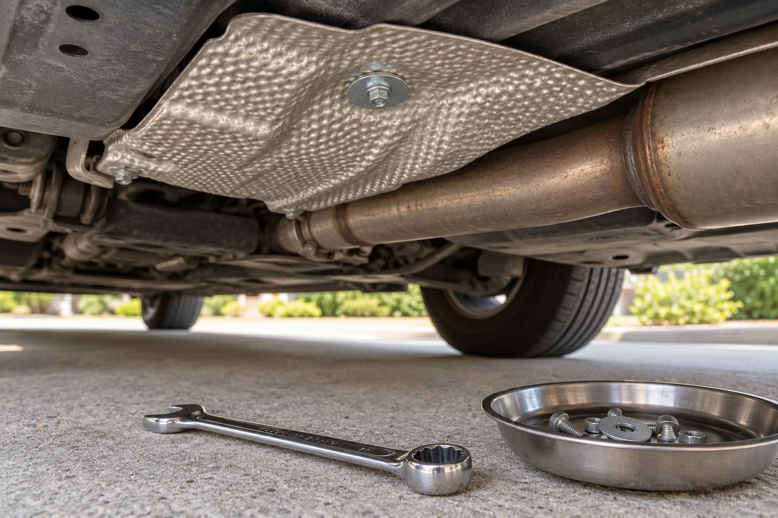 how to fix a rattling heat shield