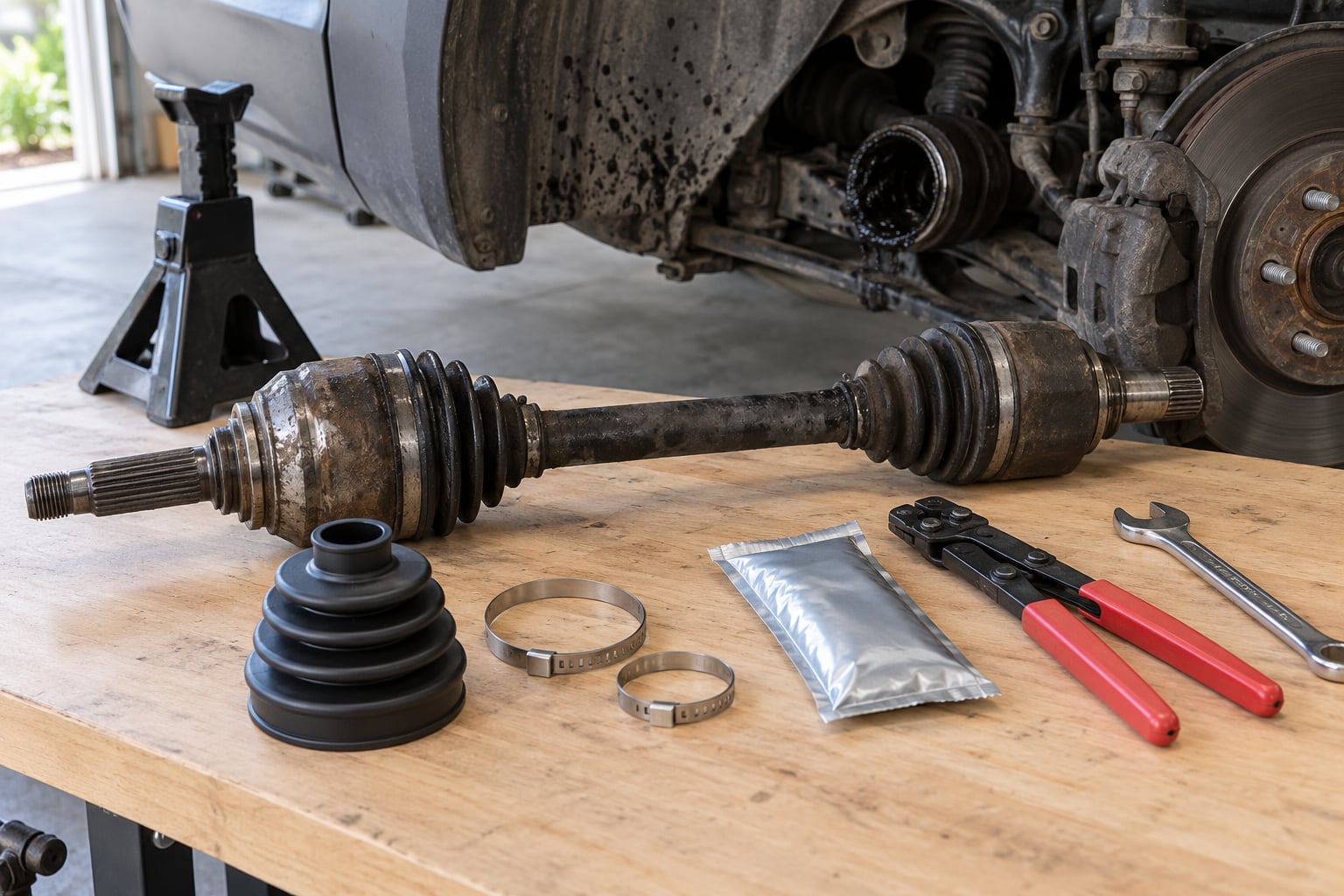 what to do about a torn cv boot