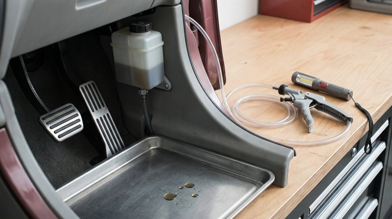 how to fix a brake pedal that goes to the floor