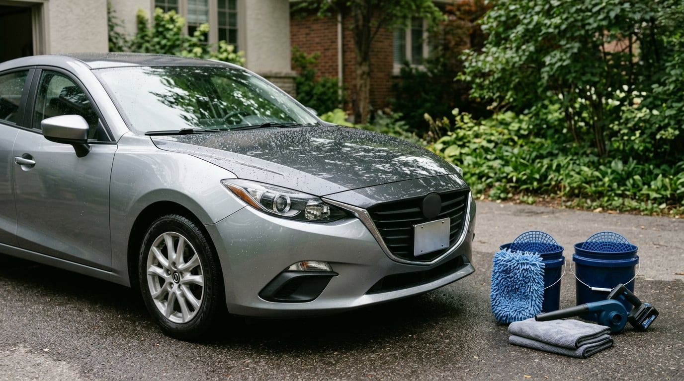 how to wash a car without scratching the paint