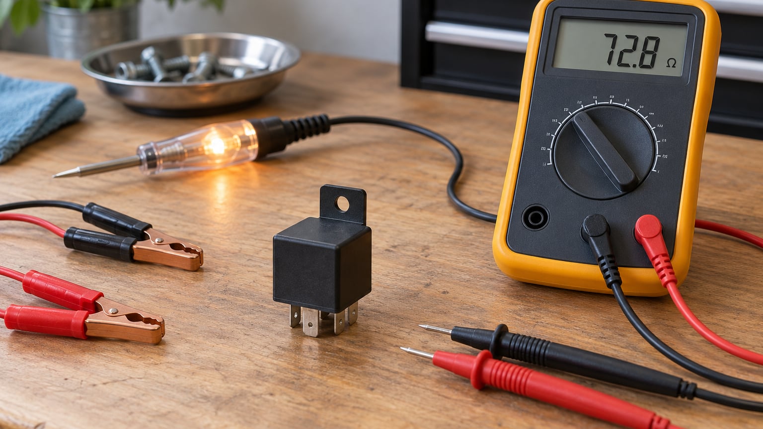 how to test a car relay