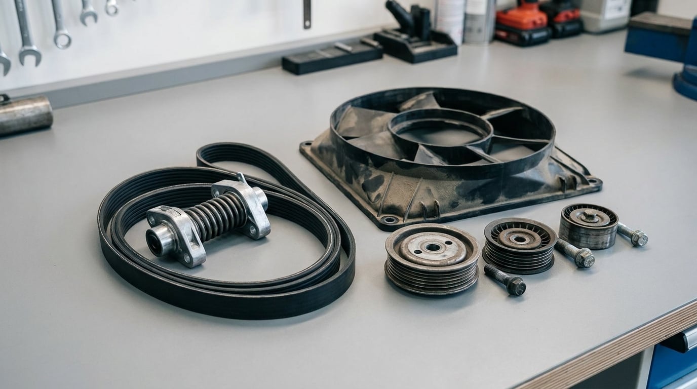 bmw idle drive belt and tensioner replacement