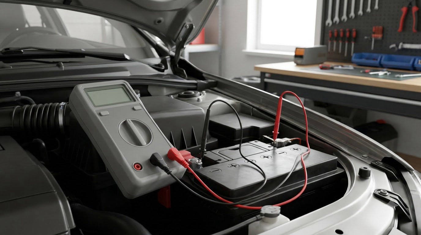 how to use a multimeter on a car
