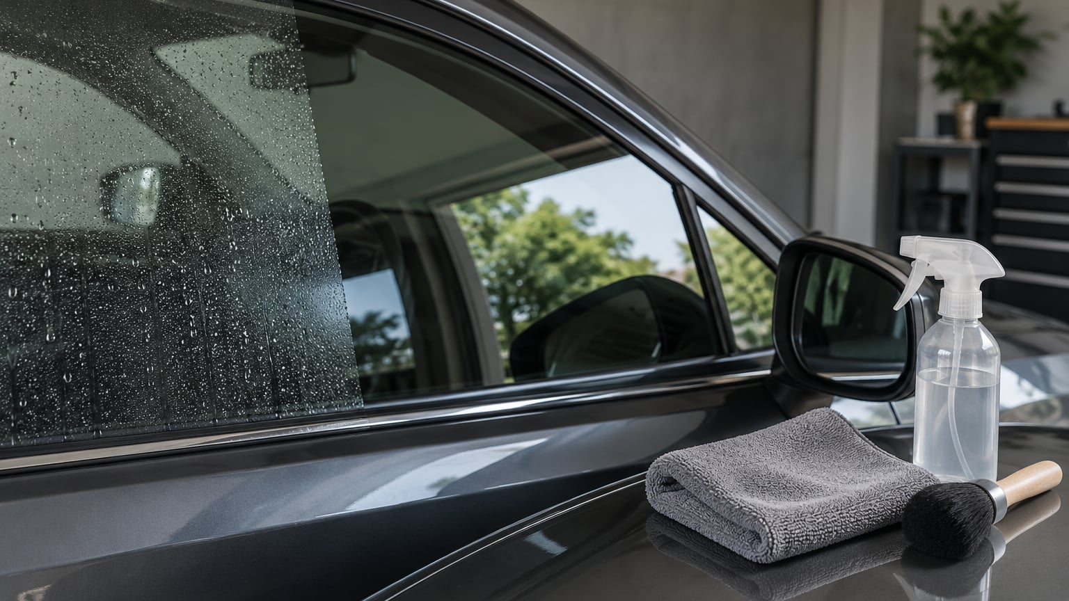 how to clean car windows streak free