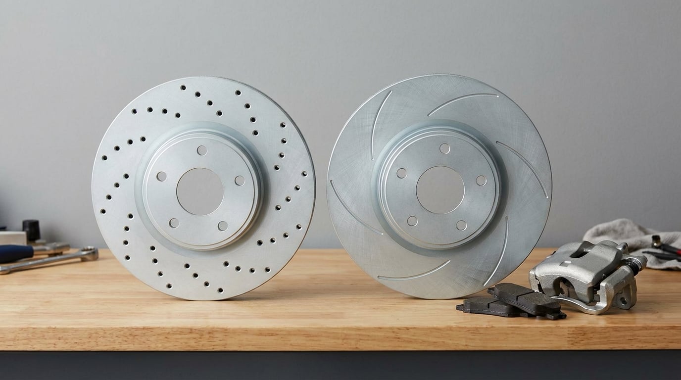 drilled vs slotted rotors explained