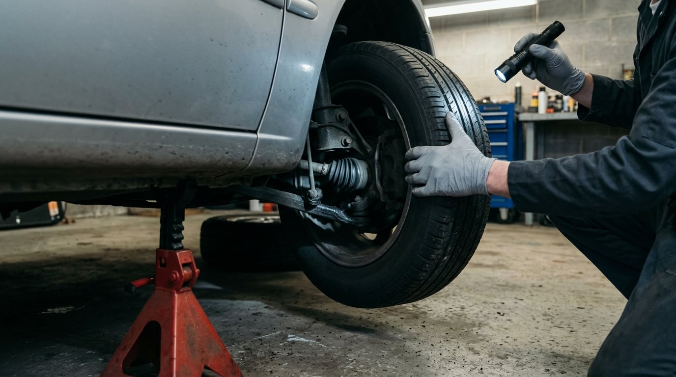 how to check tie rod ends for play