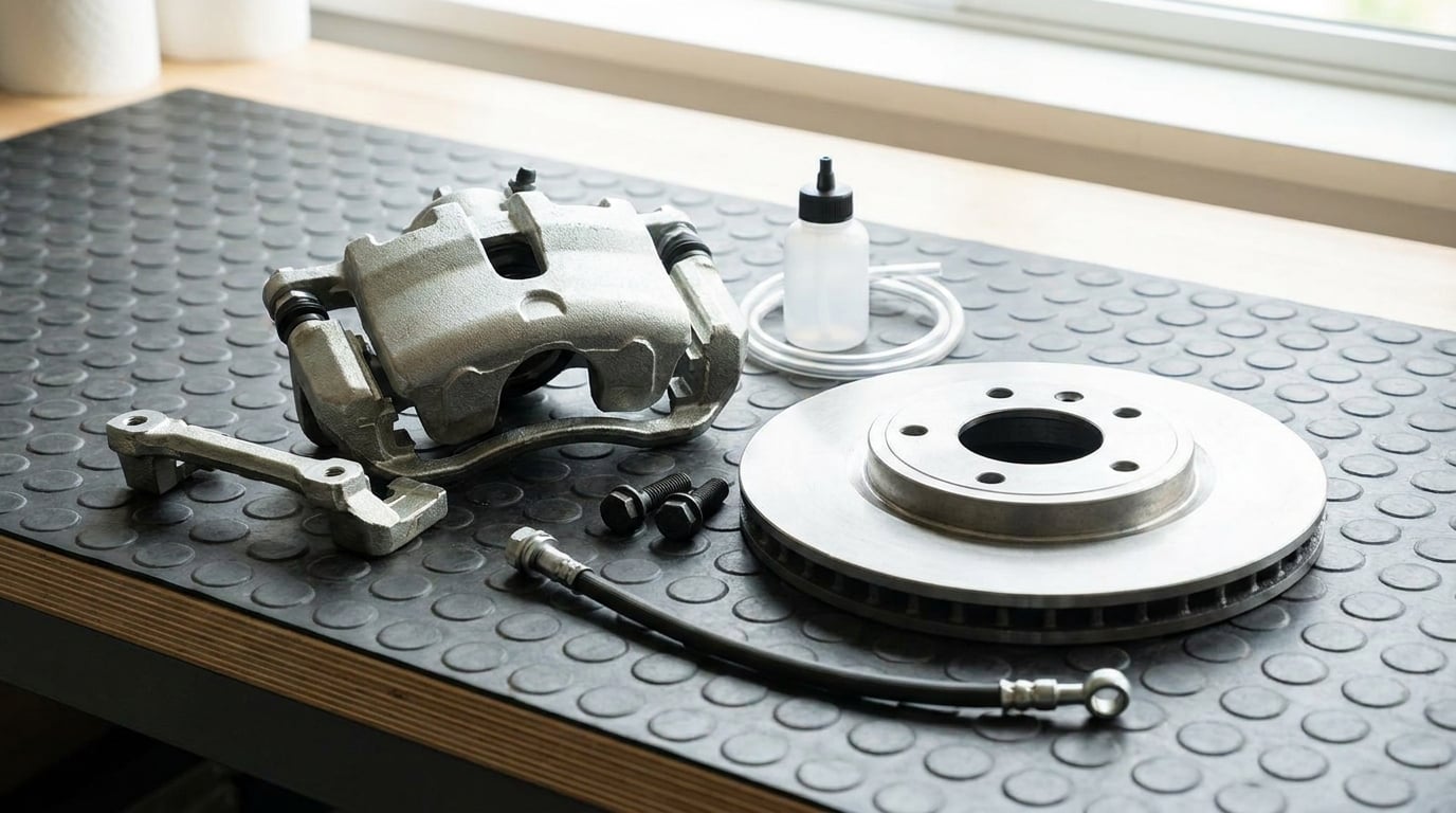 how to replace a brake caliper step by step