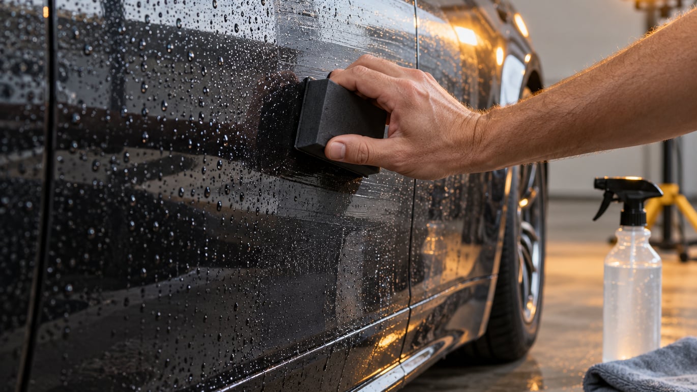 how to wet sand a car