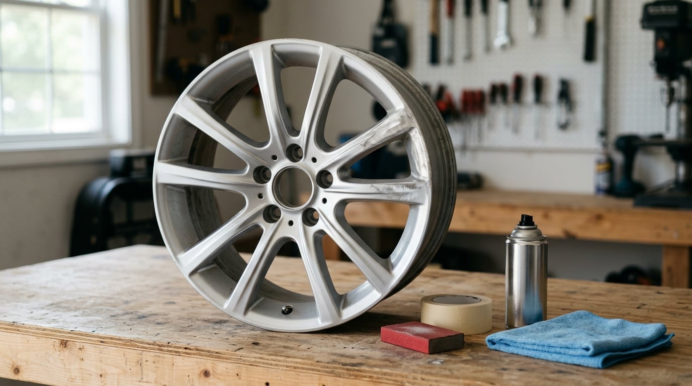 how to fix curb rash on alloy wheels