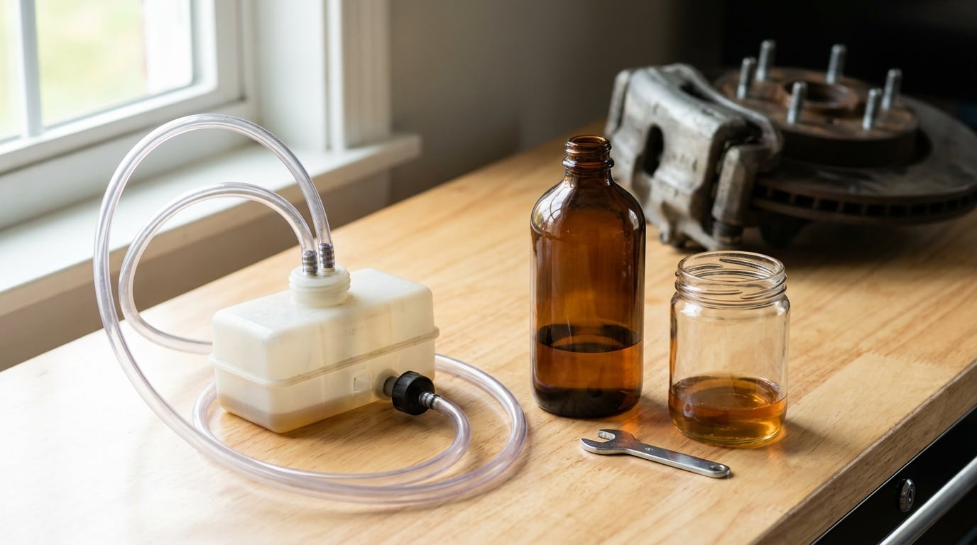 how to flush brake fluid with a pressure bleeder