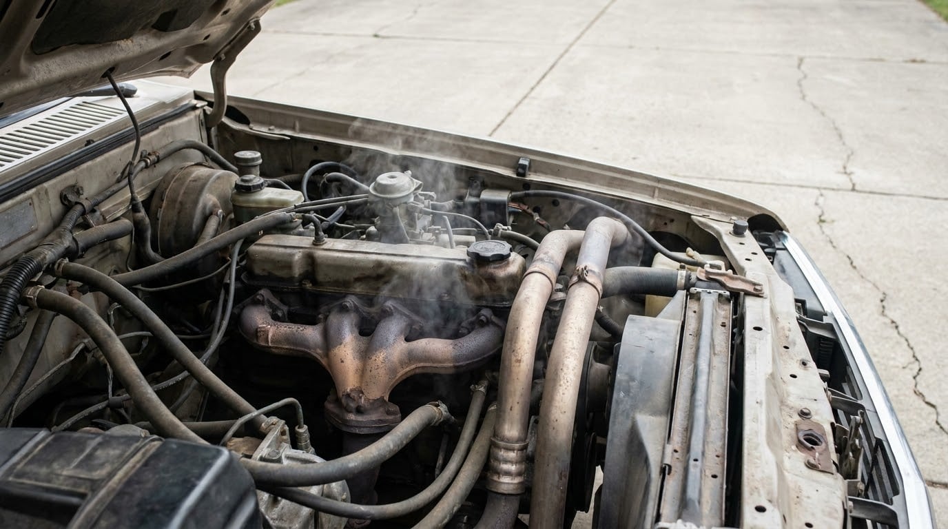 hissing noise from engine after turning off