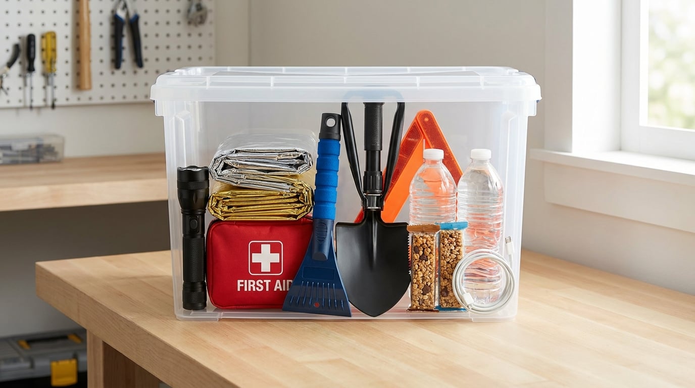 winter emergency kit for your car