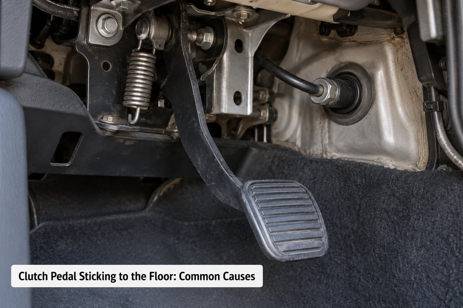 Clutch Pedal Sticking to the Floor: Common Causes