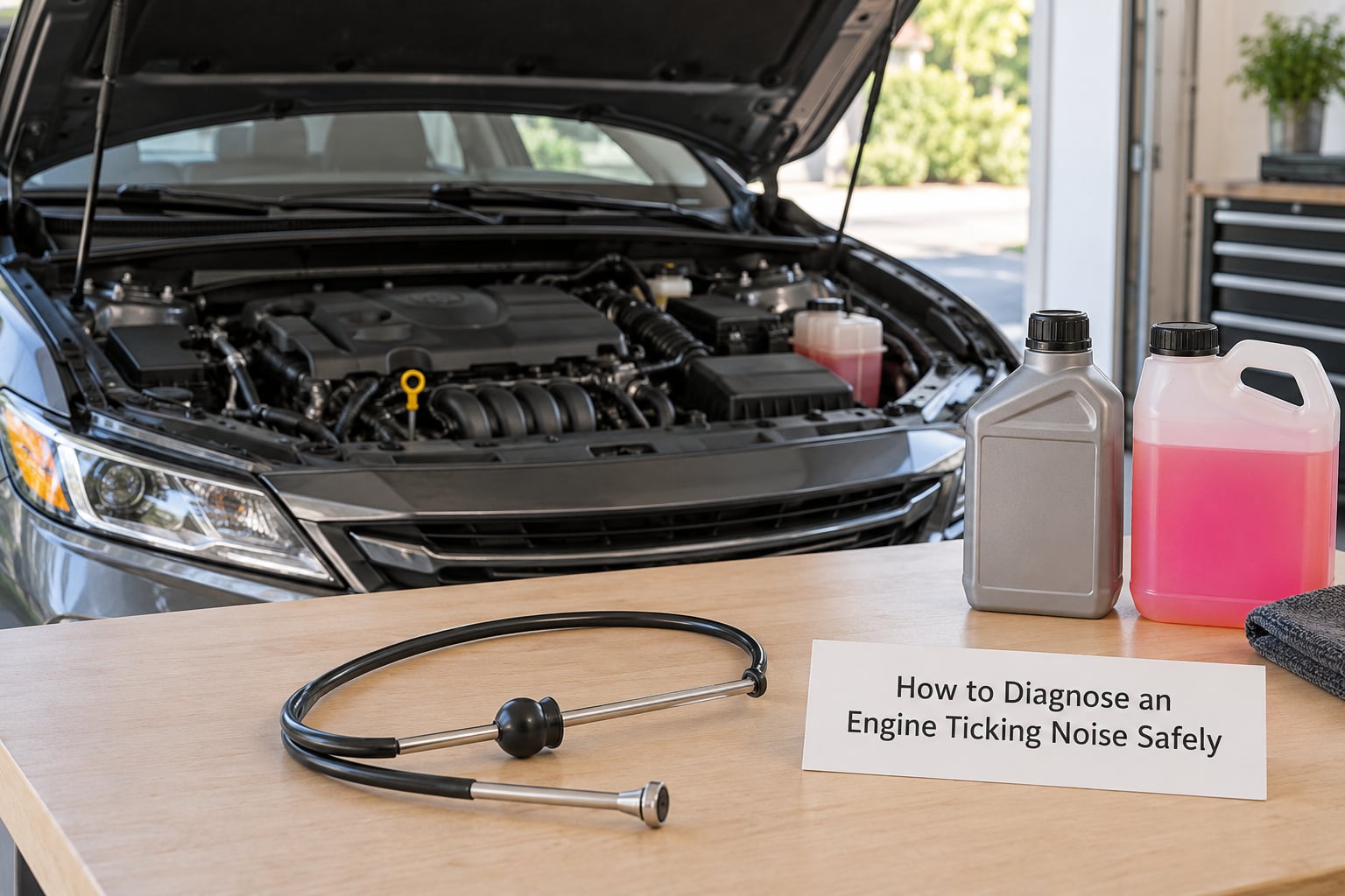 How to Diagnose an Engine Ticking Noise Safely
