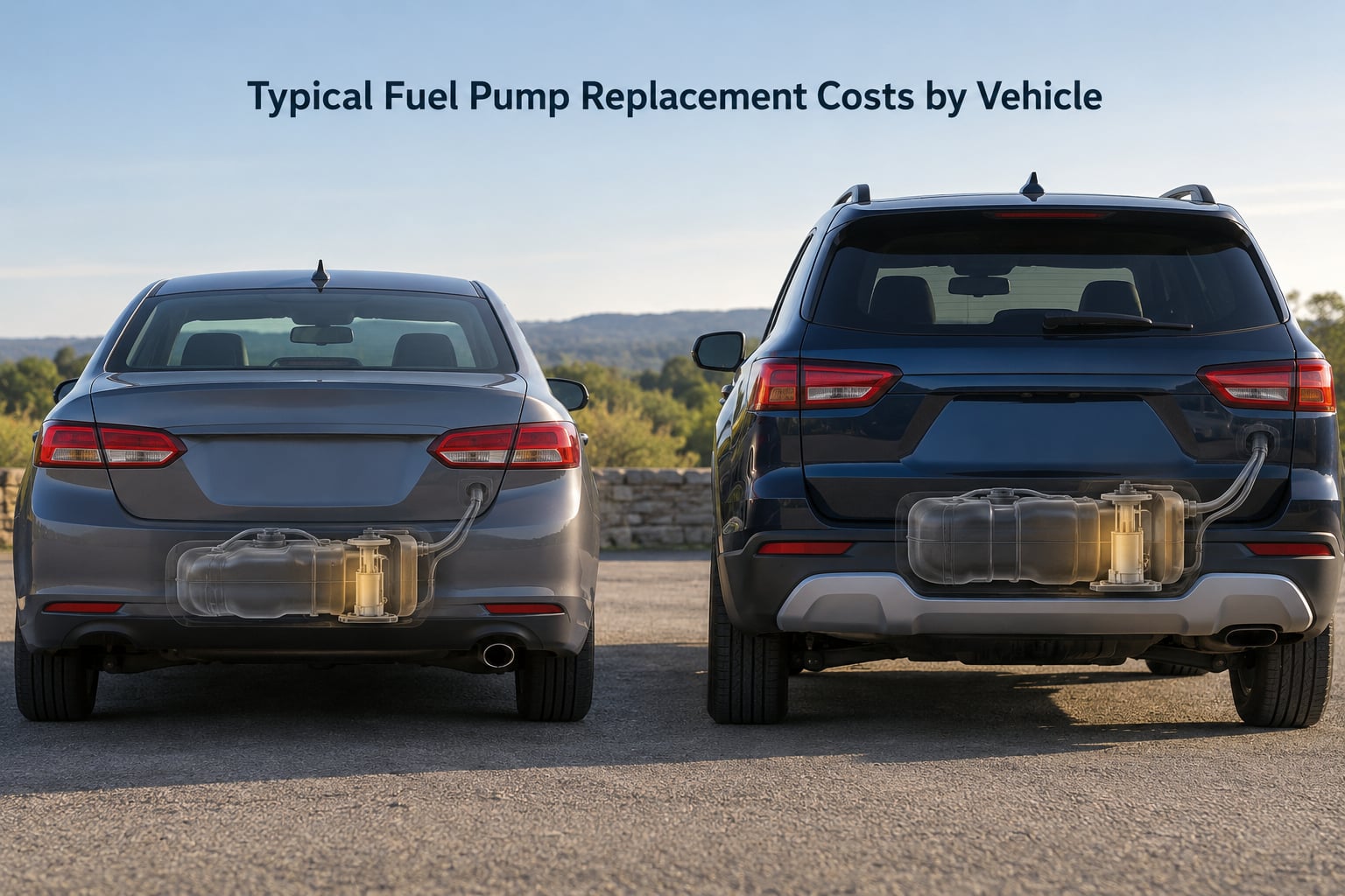 Typical Fuel Pump Replacement Costs by Vehicle