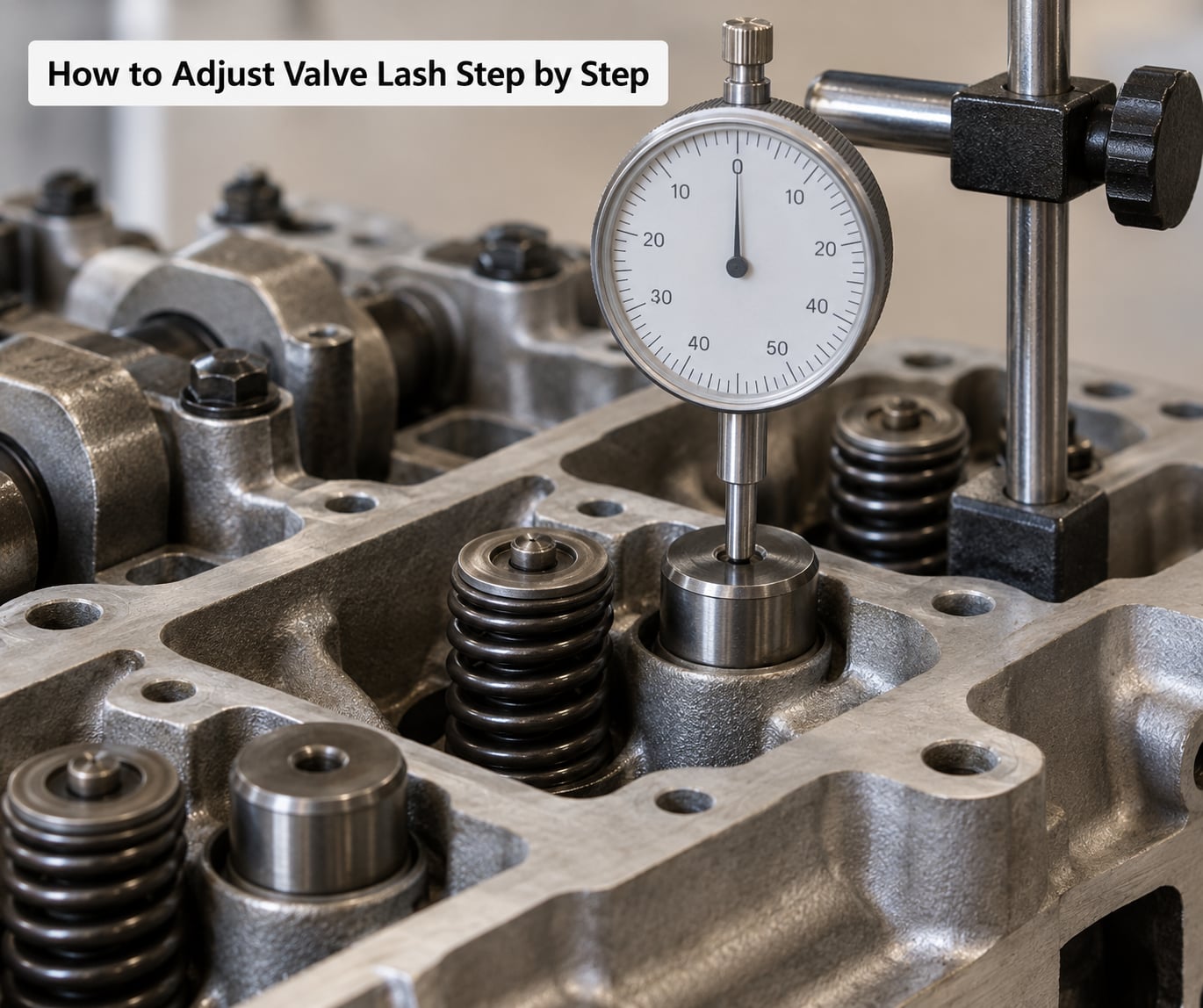 How to Adjust Valve Lash Step by Step