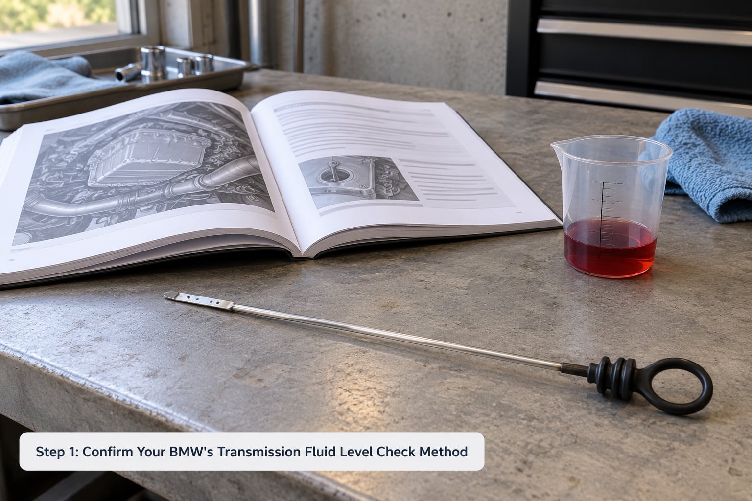 Step 1: Confirm Your BMW's Transmission Fluid Level Check Method
