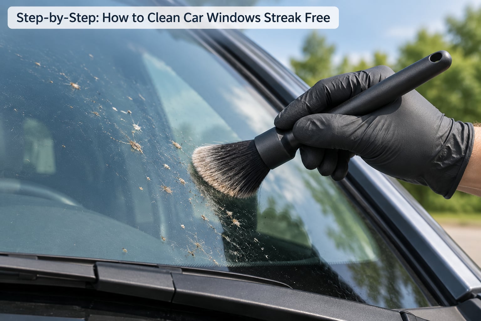 Step-by-Step: How to Clean Car Windows Streak Free