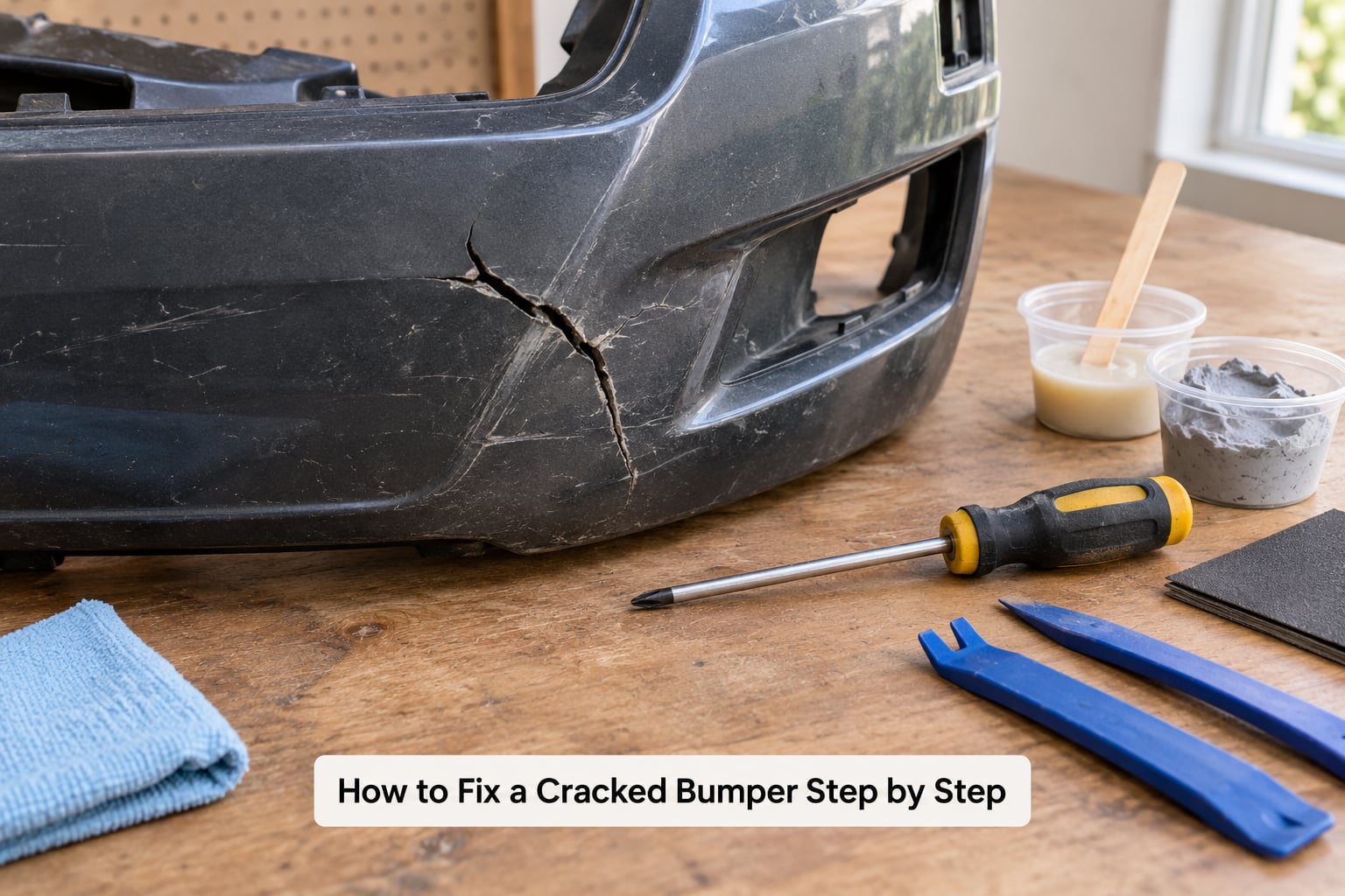 How to Fix a Cracked Bumper Step by Step