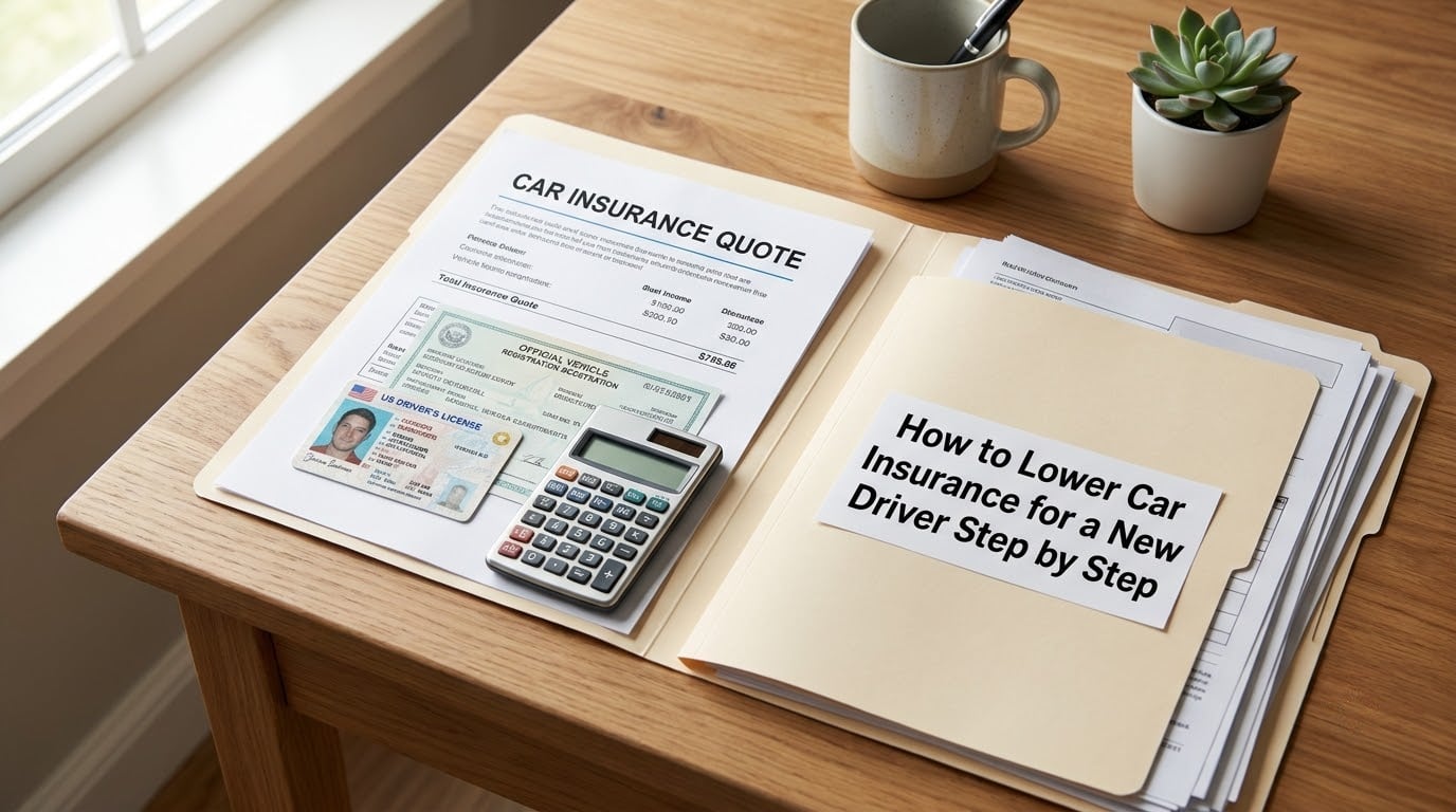 How to Lower Car Insurance for a New Driver Step by Step