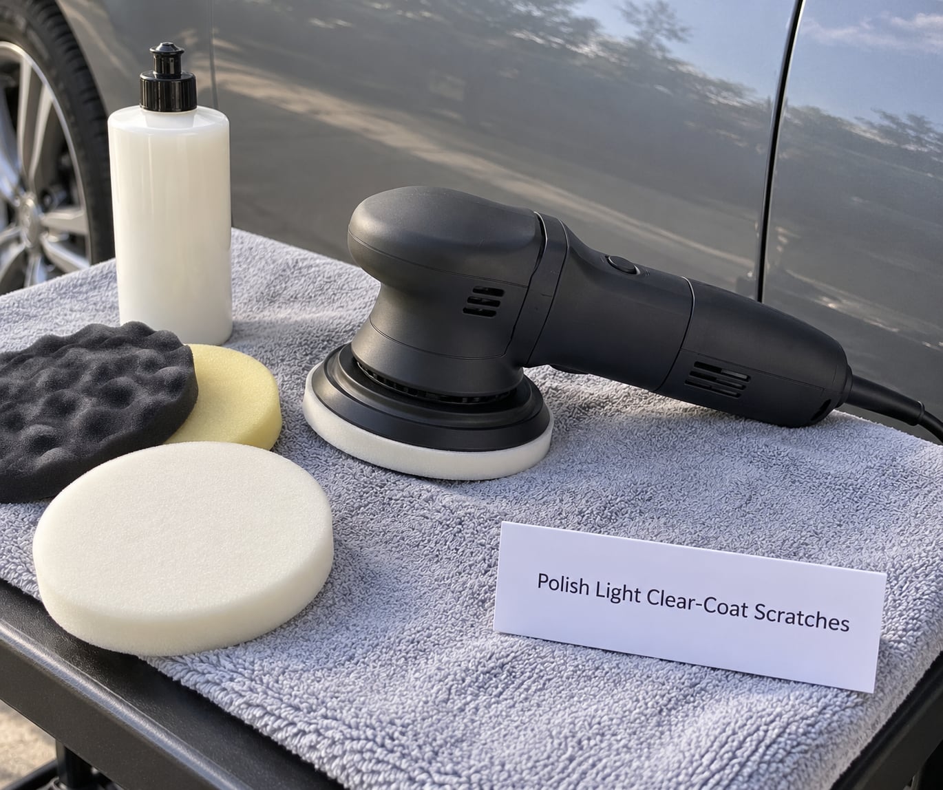 Polish Light Clear-Coat Scratches
