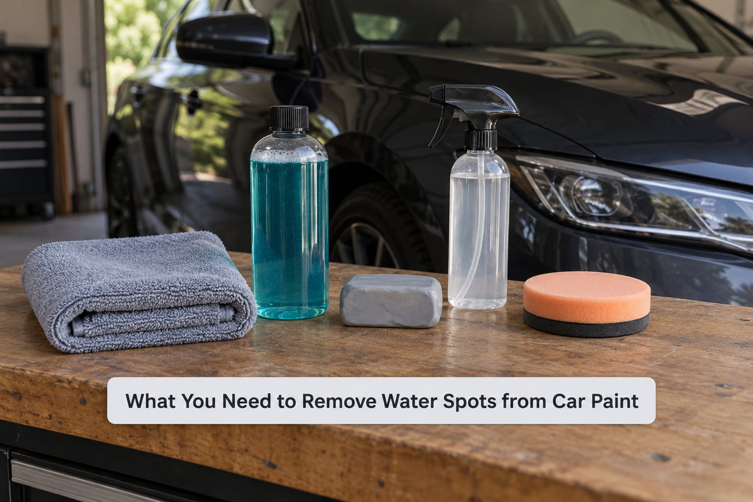 What You Need to Remove Water Spots from Car Paint
