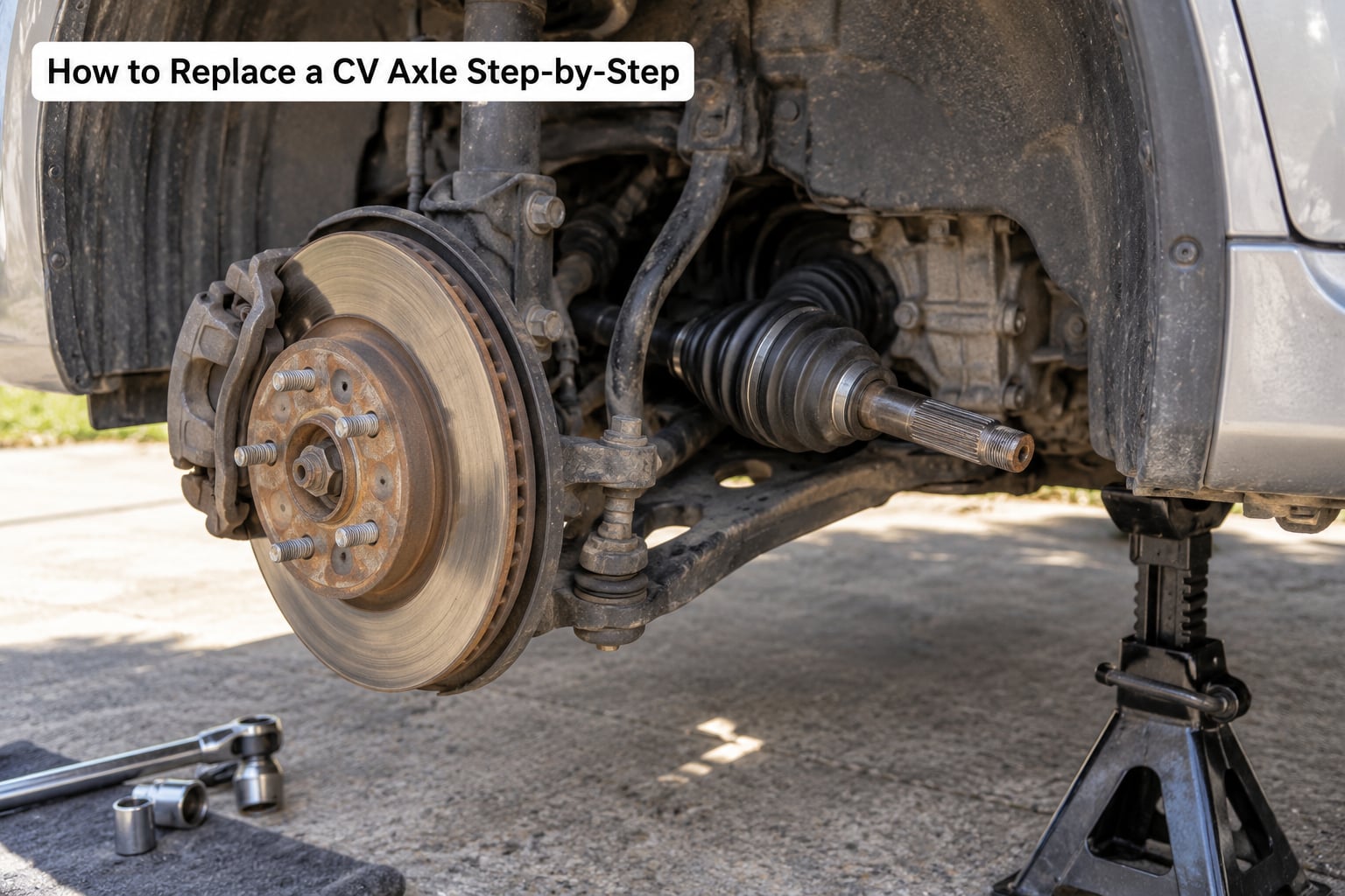 How to Replace a CV Axle Step-by-Step