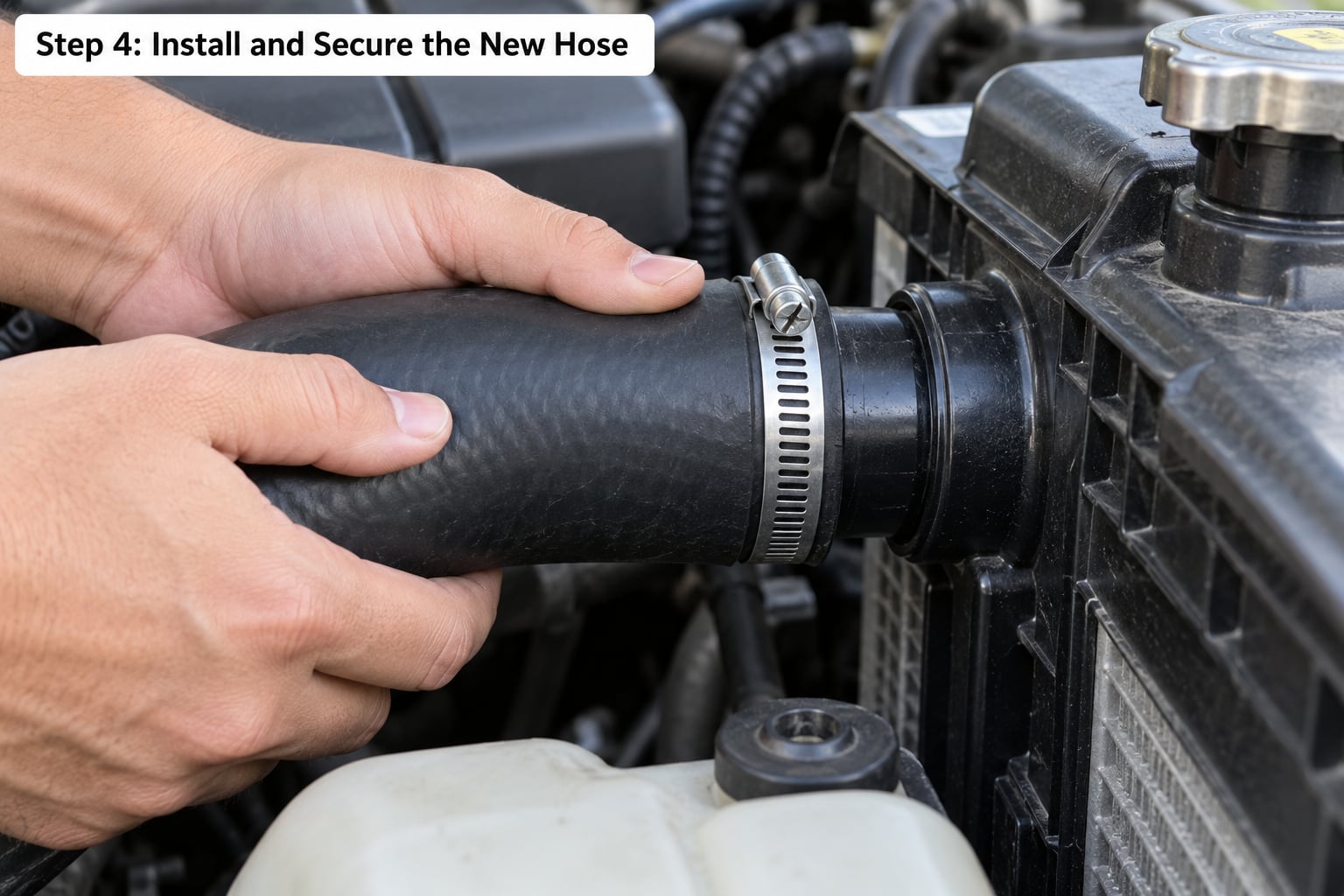 Step 4: Install and Secure the New Hose