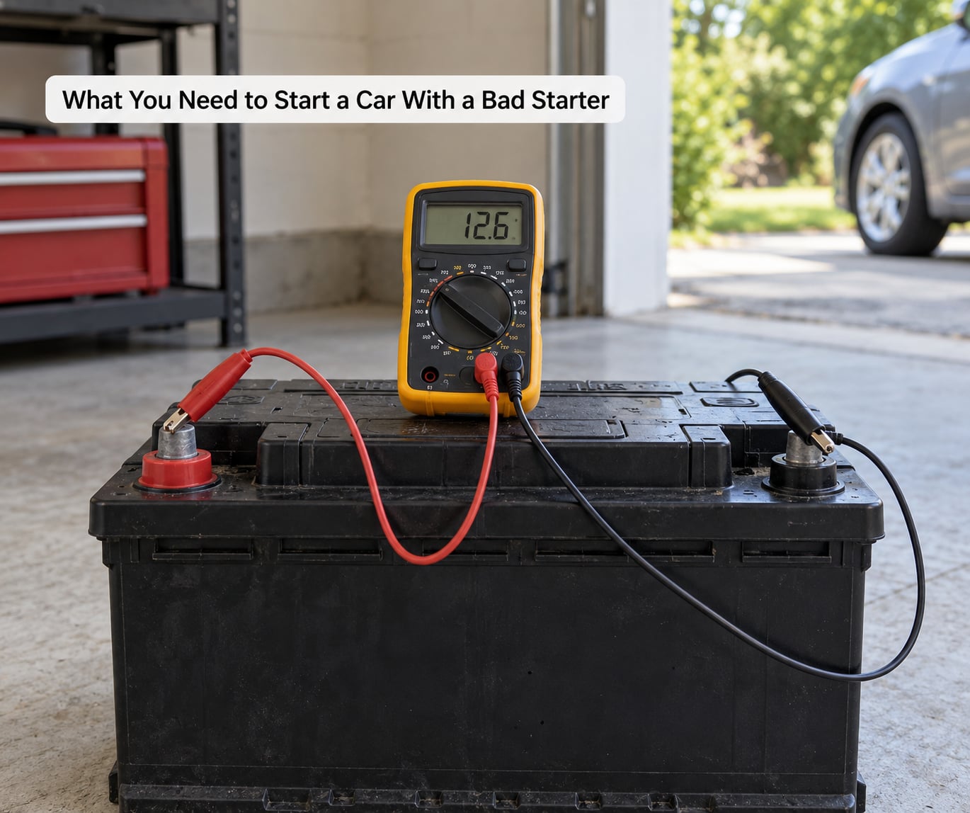 What You Need to Start a Car With a Bad Starter