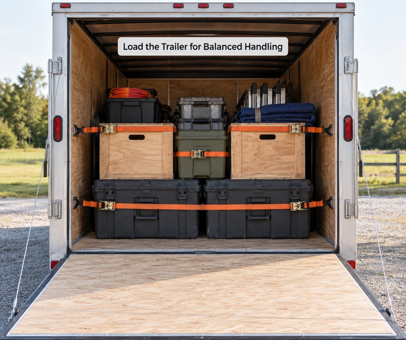 Load the Trailer for Balanced Handling
