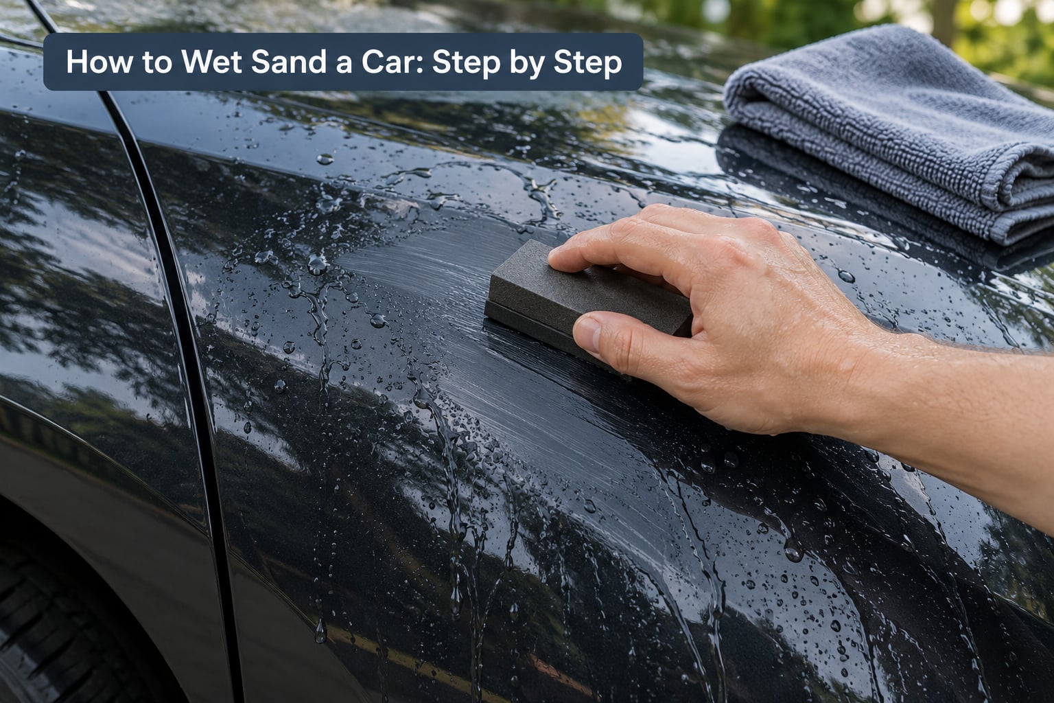 How to Wet Sand a Car: Step by Step