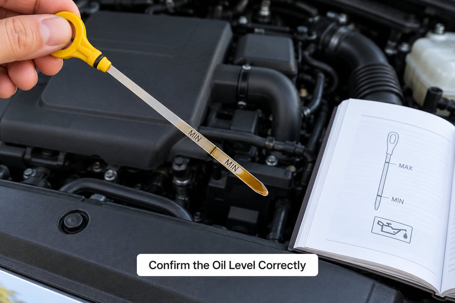 Confirm the Oil Level Correctly