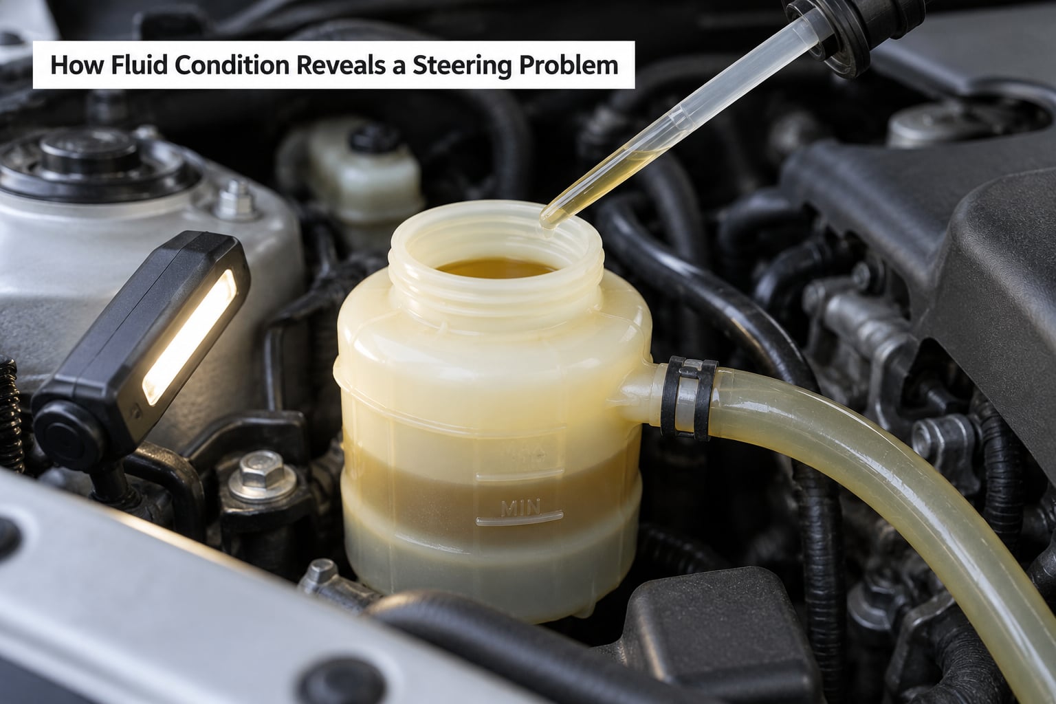 How Fluid Condition Reveals a Steering Problem