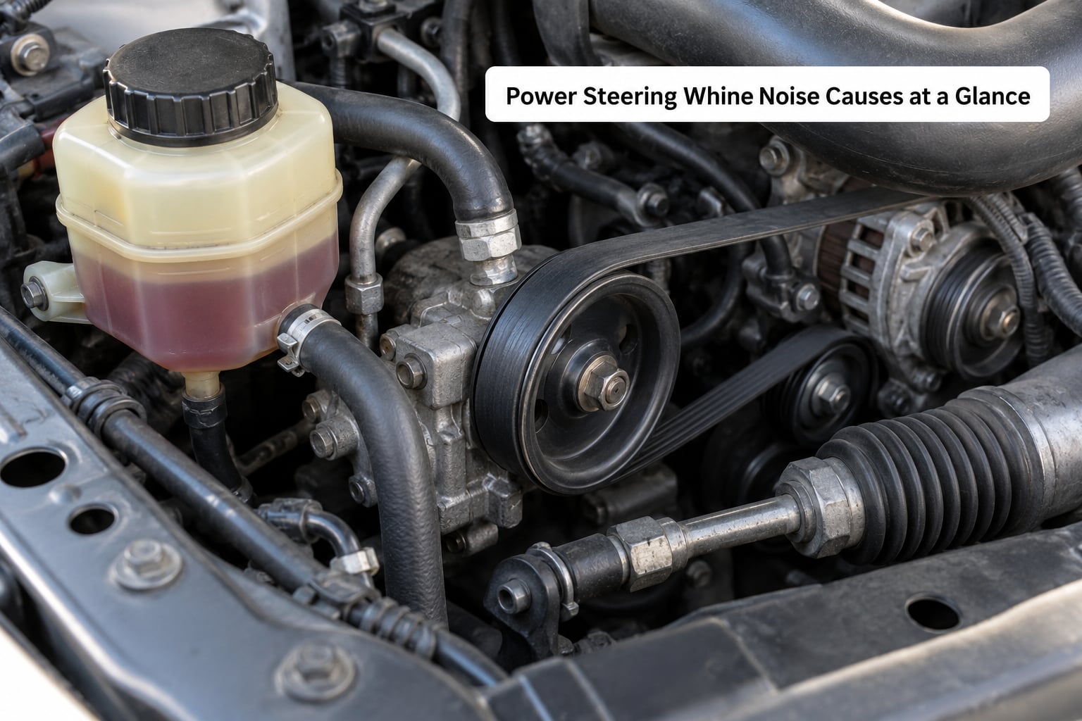 Power Steering Whine Noise Causes at a Glance