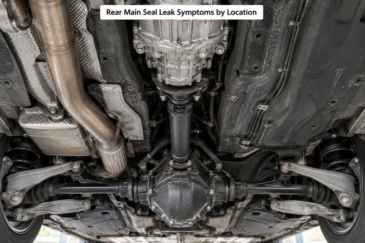 Rear Main Seal Leak Symptoms by Location